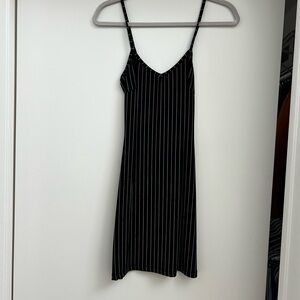 Bodycon Black Striped Dress